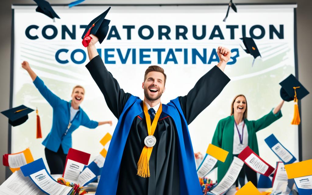 celebrating academic achievements